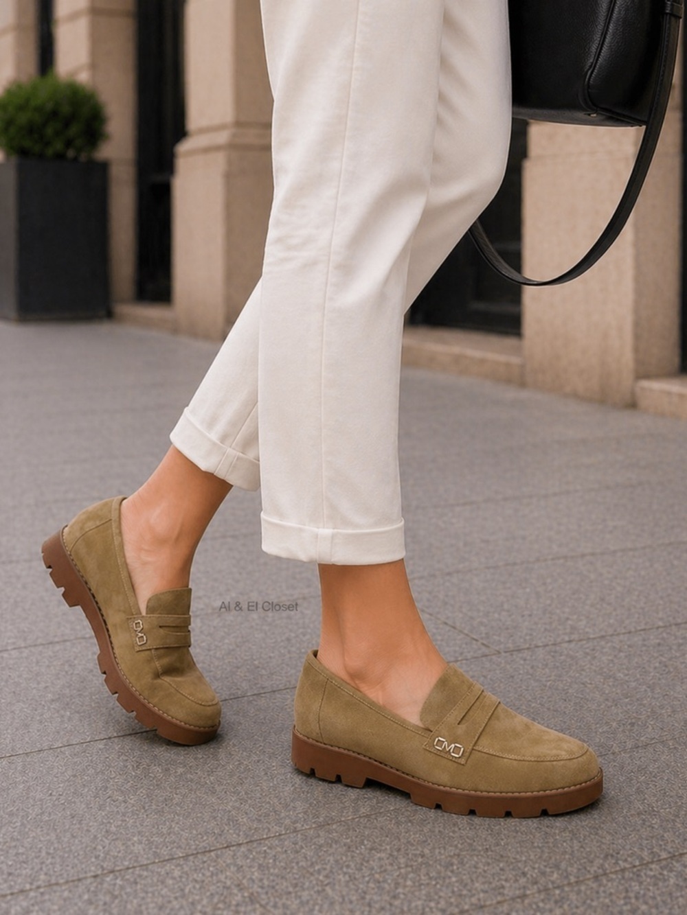 Vionic Cheryl II Suede Loafers Women’s Sz 12W Camel Brown Tan Slip-On Shoes NWB